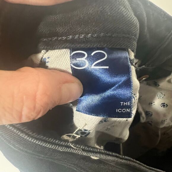 Pilcro the Icon Black Jeans Sz 32 Button Fly - Picture 8 of 11